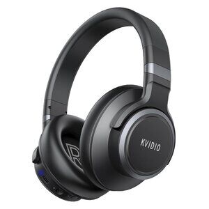 Wireless Over-Ear Noise Canceling Headphones w/ Mic, 70Hr Battery New Open Box